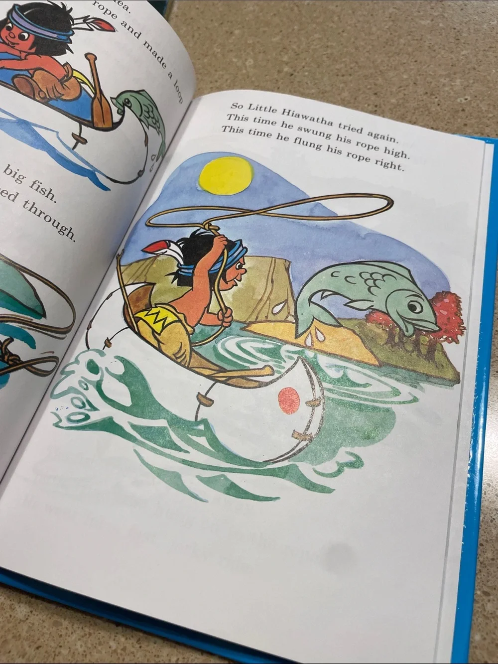 Disney Little Hiawatha Kids Book - Blue Cover